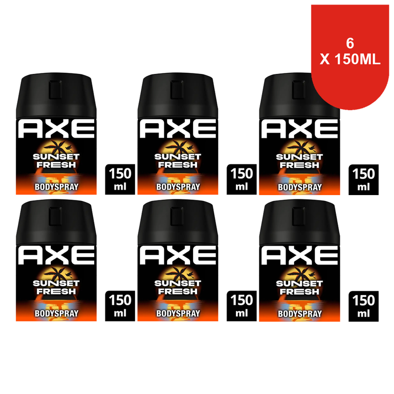 AXE Sunset Fresh deodorant bodyspray 150 ml (6-pack)
