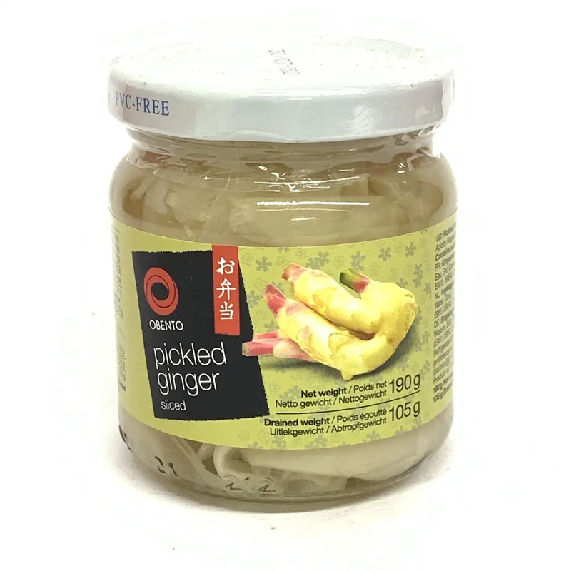 OBENTO ingelegde gember in plakjes 190 g
