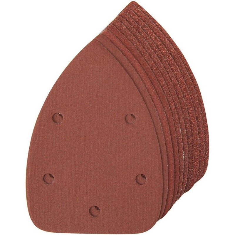 Hook & Loop Detail Sander Sheets 140mm 10pk 60 Grit