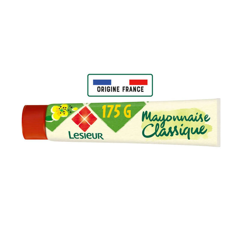 Mayonnaise Lesieur 175g – Aux Œufs Frais, Tube Pratique