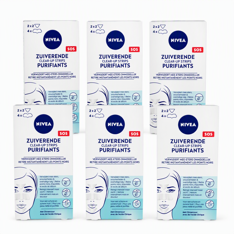 NIVEA Zuiverende Clearup Strips 6 stuks (6-pack)