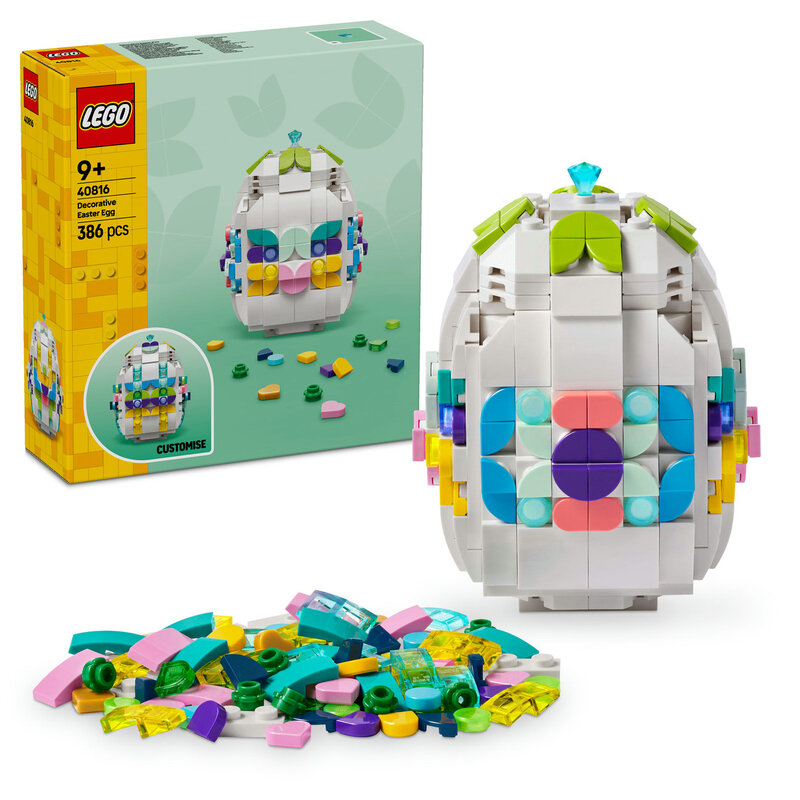 LEGO Iconic 40816 L’œuf de Pâques décoratif