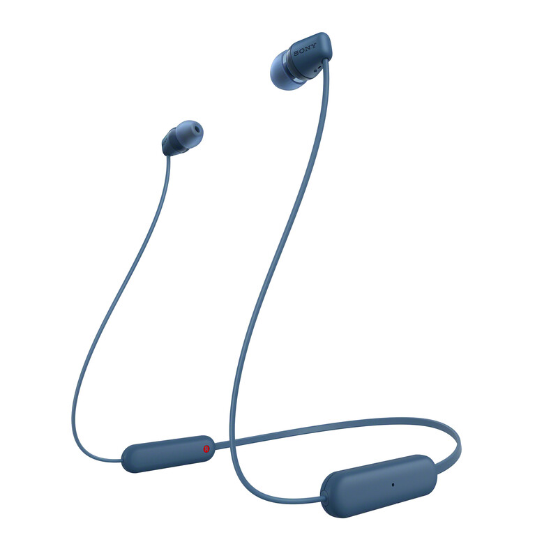 WI-C100 Wireless Neckband Earphones (Blue)