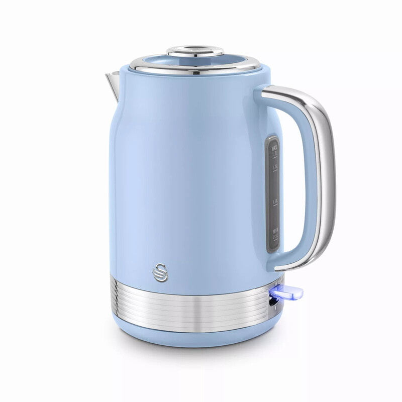Retro Revive Jug Kettle, 1.7L, Rapid Boil, Easy Pour, 3KW, Vintage, Coated Stainless