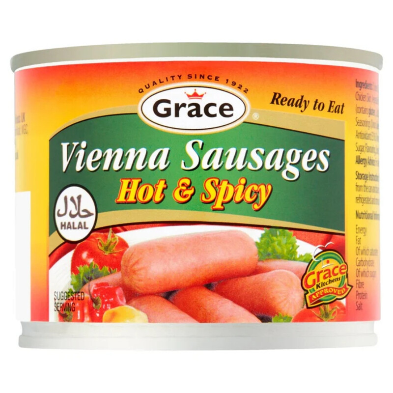 Hot & Spicy Viennas Halal 200g