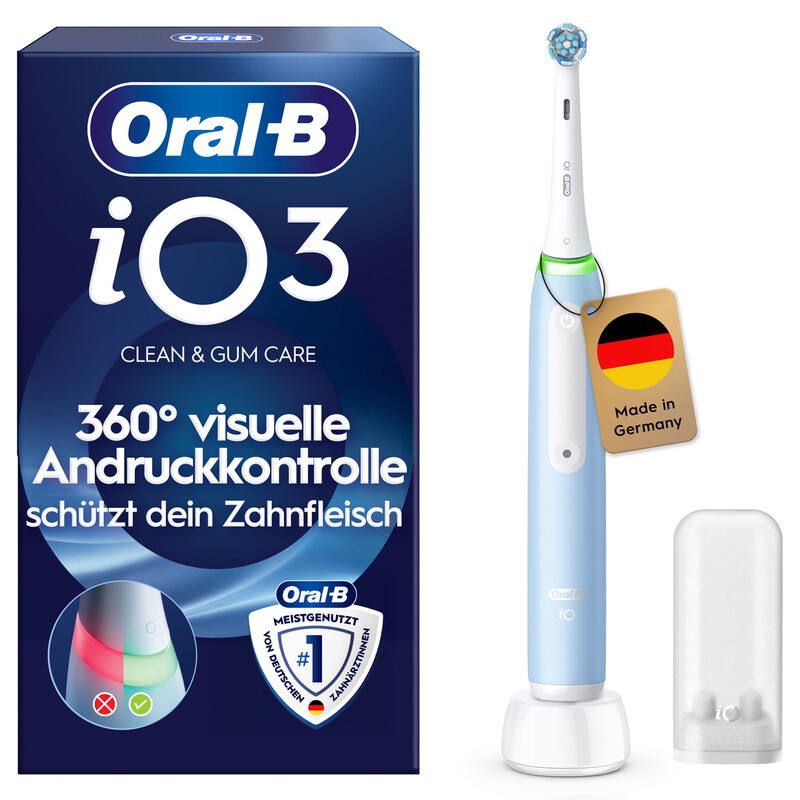 Oral-B iO Series 3n Elektrische Zahnbürste – Eisblau - Bild 8