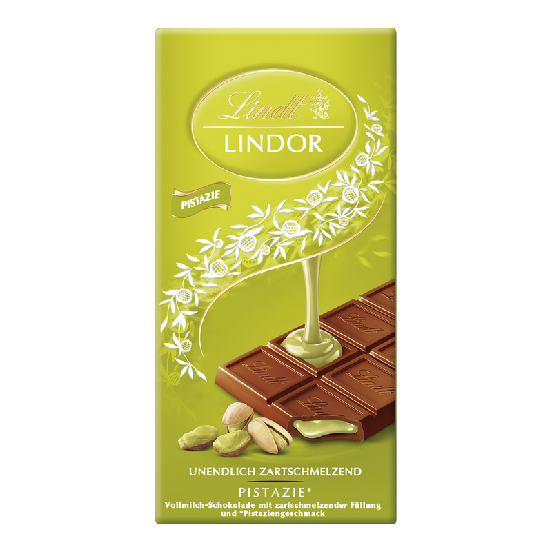 Lindt Lindor Pistazie Schokoladentafel 100 g