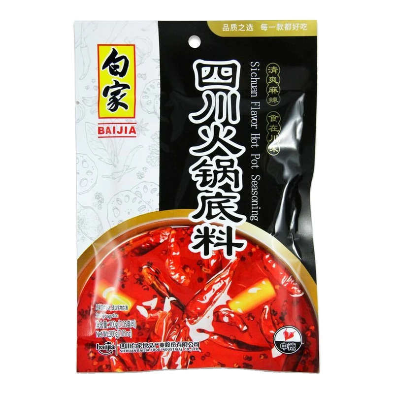 Bai Jia Sichuan-Hotpot-Suppenbasis 200 g