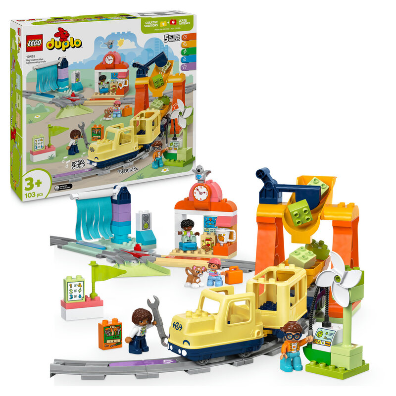 LEGO DUPLO Town 10428 Grote interactieve buurttrein