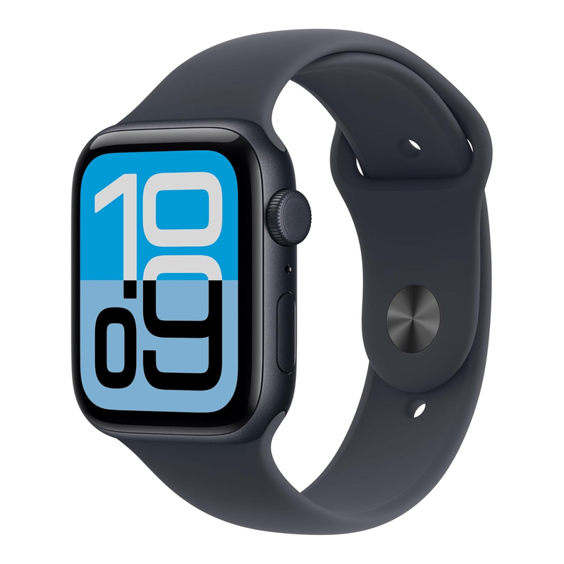 Apple Watch SE 3 GPS 44mm Midnight Aluminium Case with Midnight Sport Band - S/M