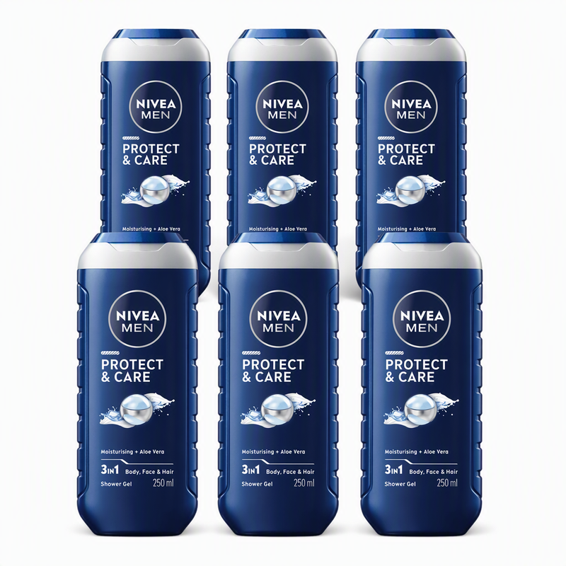 NIVEA Men Men protect & care douchegel 250 ml (6-Pack)