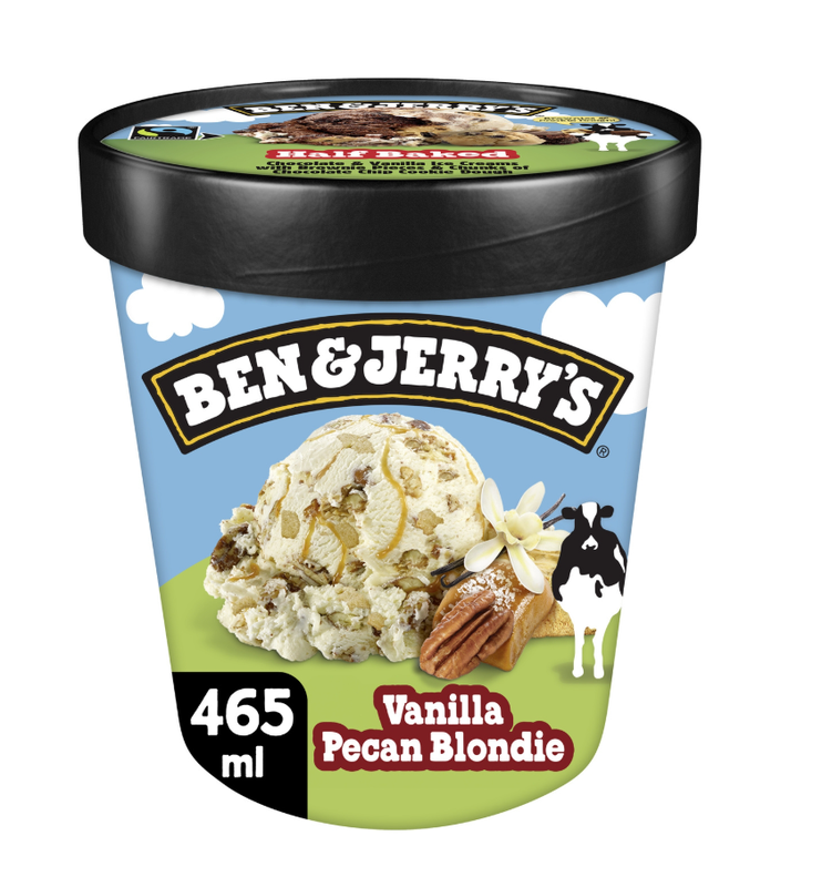 Ben & jerry' glace en pot vanille pecan blondie