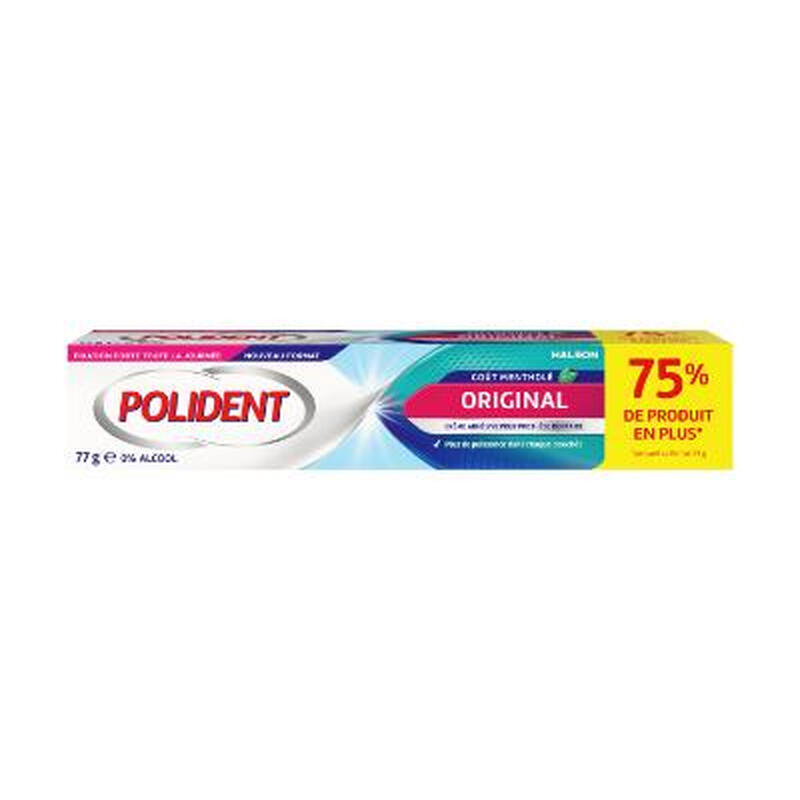 Crème Fixative Pour Appareil Dentaire Polident Le Tube De - vue 1