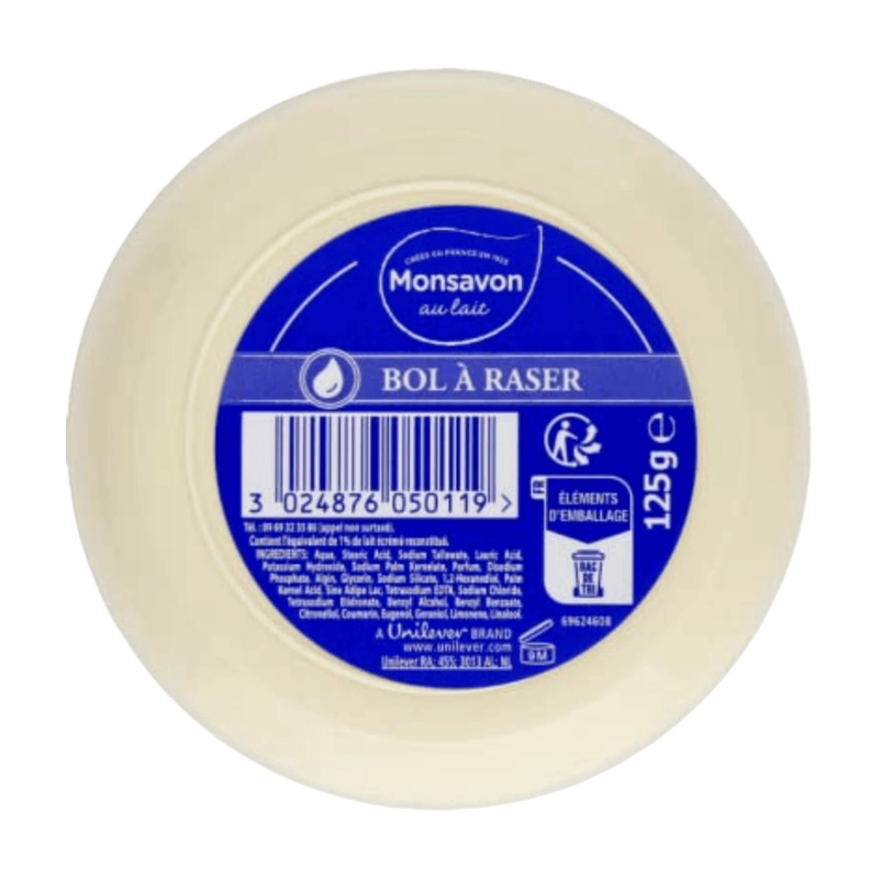 Crème À Raser Classique Homme Pour Tous Types De Peaux Monsavon La Boite De 125 G - vue 2