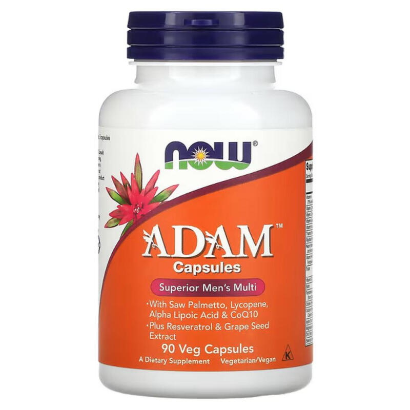 Multivitamin for Men ADAM Daily Health - 90 Vegan Capsules