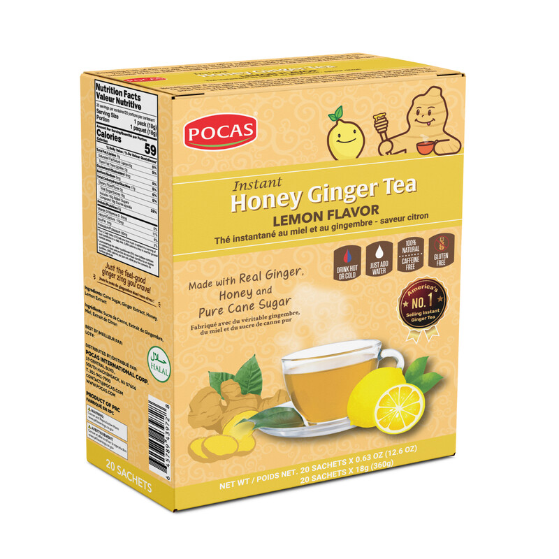 Honey-Ginger-Lemon Tea, 20 Sachets x 18 g