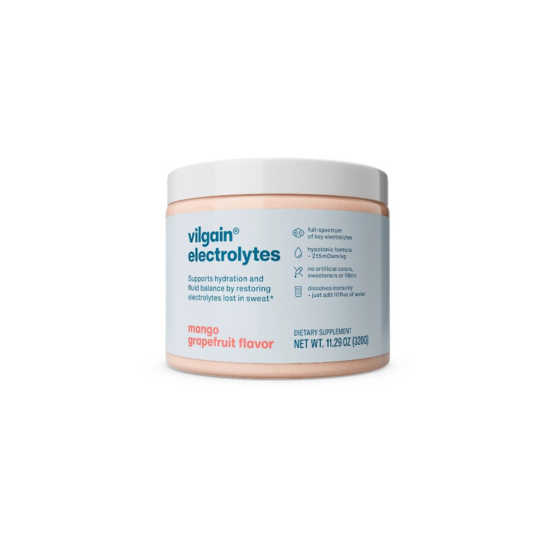 Vilgain Electrolytes Mango & Grapefruit Hydration Support Powder Flavour - 320G