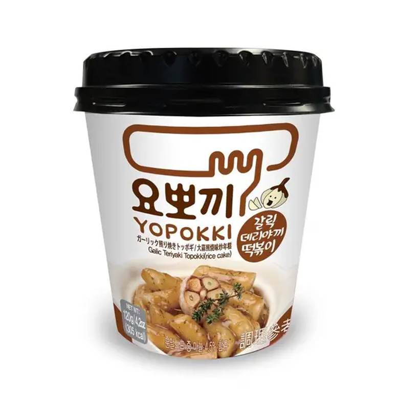 Yopokki Topokki teriyaki met knoflook 190 g