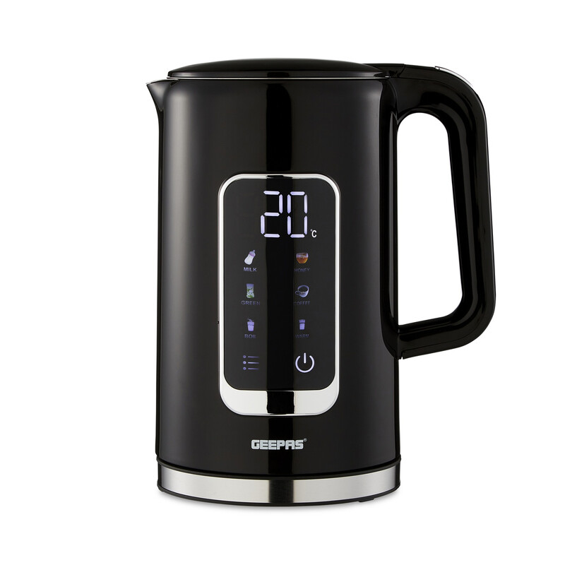 Digital Electric Kettle, 1.7L, Double Wall Cool Touch, Variable Temperature, 2200W, C