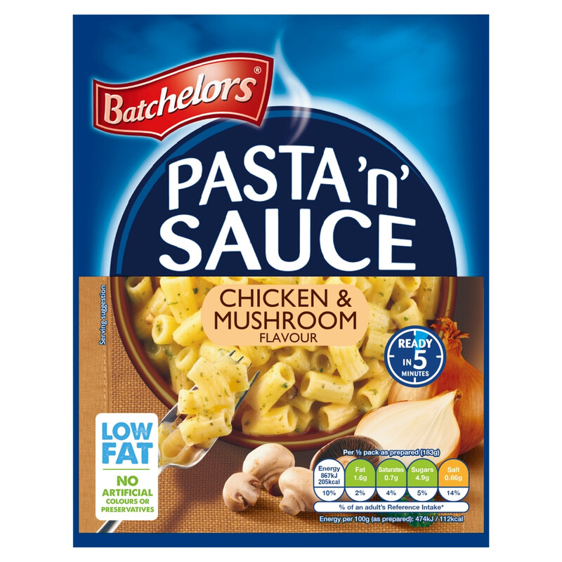 Batchelors Pasta 'N' Sauce Chicken & Mushroom Flavour 99G