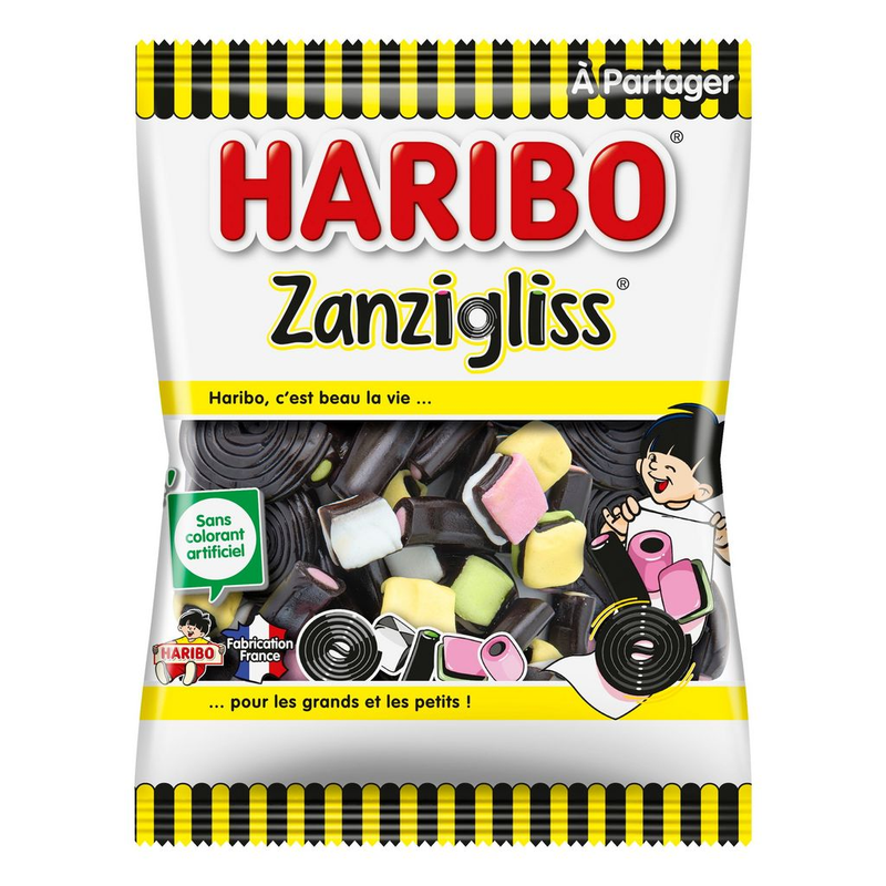 Haribo bonbons zanzigliss