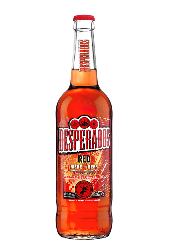 Desperados bière aromatisée au spiritueux cachaça fruits rouges & guarana 65cl - vue 1