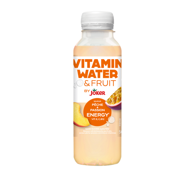 Boisson Aux Fruits Vitaminée Energy Saveur Et Passion Joker La Bouteille De 75cl - vue 1