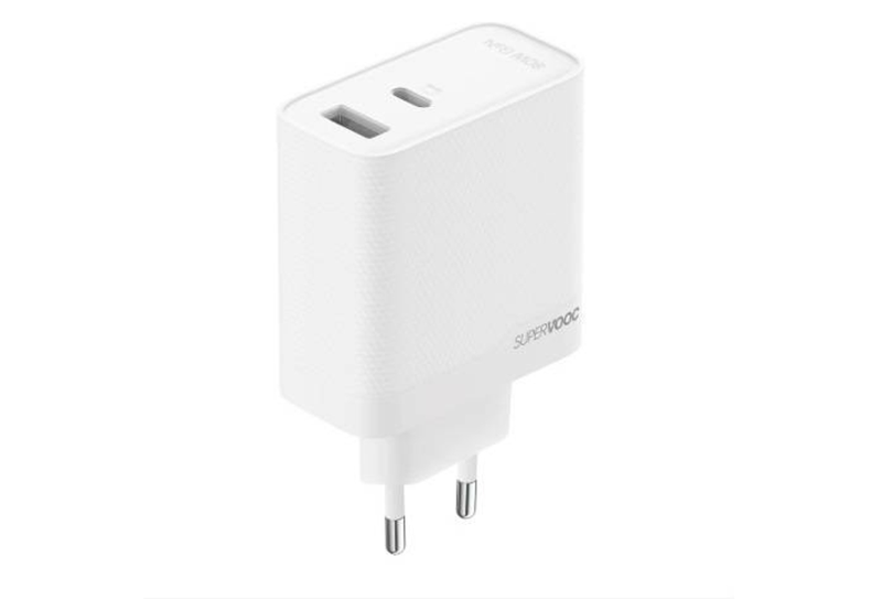 SUPERVOOC 80 W Dual Ports GaN-stroomadapter