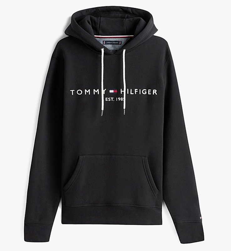 CORE TOMMY LOGO HOODY Heren S JET BLACK
