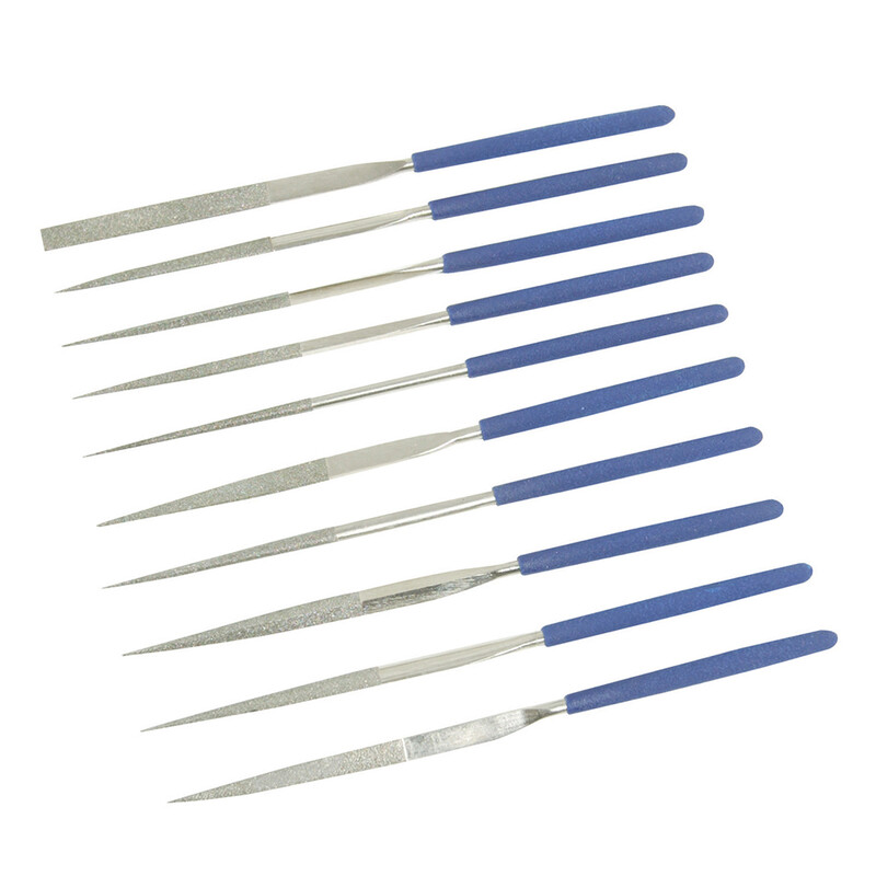 Diamond Needle File Set 10pce