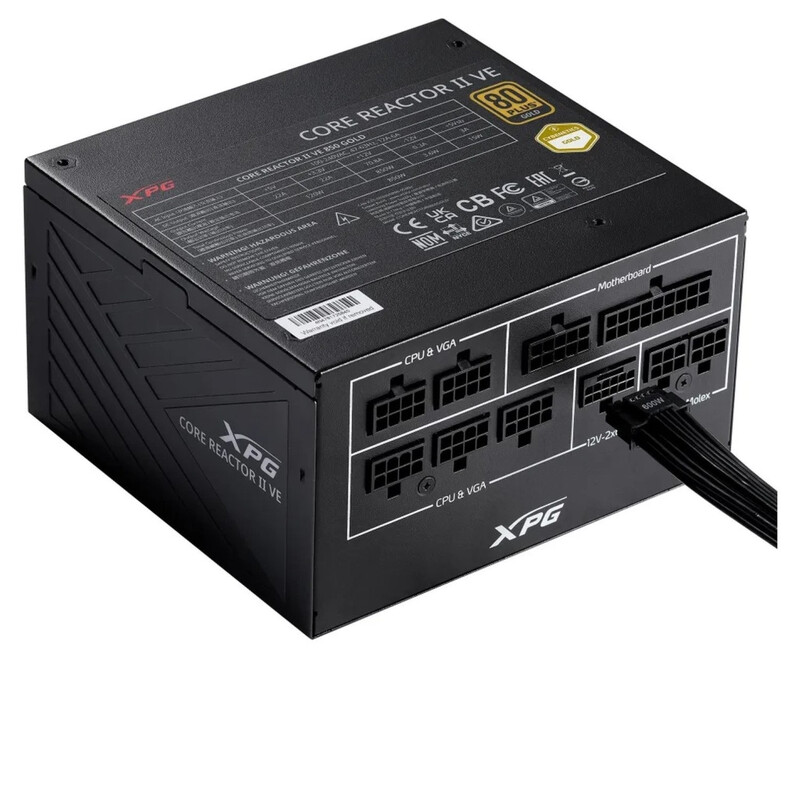 XPG COREREACTOR II VE unité d'alimentation d'énergie 24 pin ATX ATX - vue 5