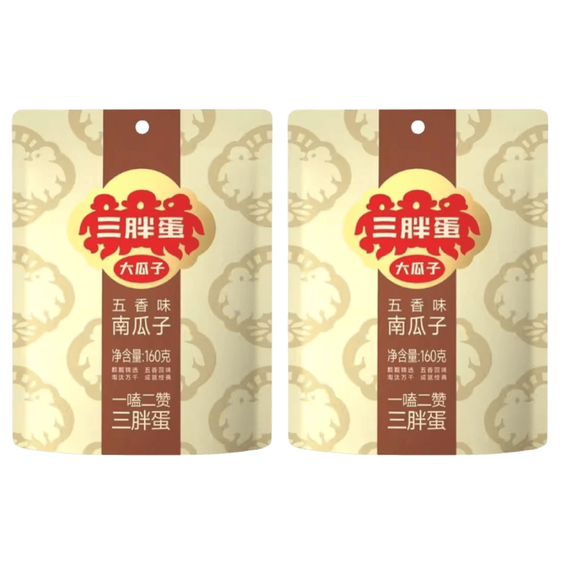 Sanpangdan Kürbiskerne Fünf-Gewürze-Geschmack 160 g (20 g * 8) x 2