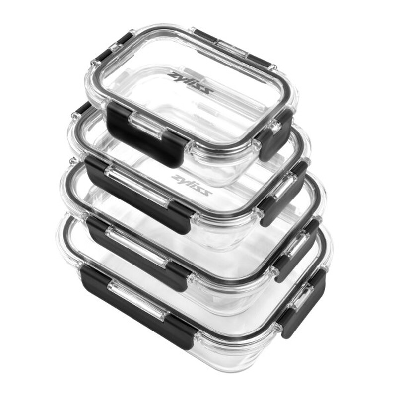 Zyliss 4 Piece Glass Container Set