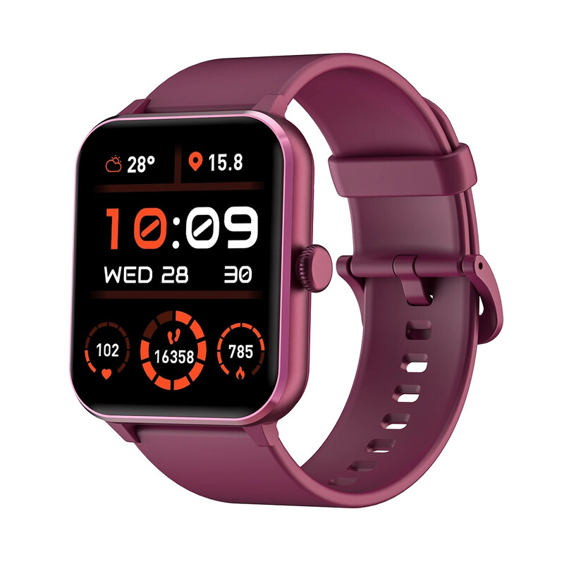 Blackview R50 Smartwatch mit 1,85-Zoll-Display, 25 Tagen Akkulaufzeit, Herzfrequenz- und Schlafmonitor, Bluetooth-Anruffunktion und über 100 Sportmodi – Smartwatch für Android/iOS