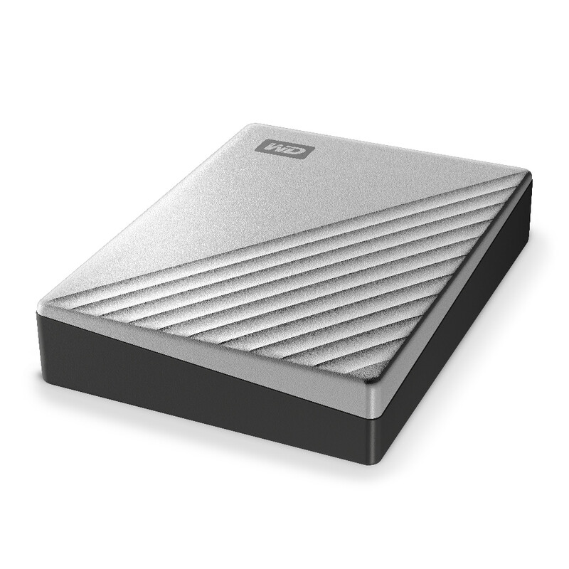 Western Digital Silver My Passport Ultra For Mac Portable External Hard Drive – 4Tb –