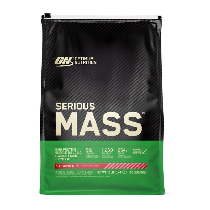 Optimum Nutrition Serious Mass - 5450 g - Erdbeere