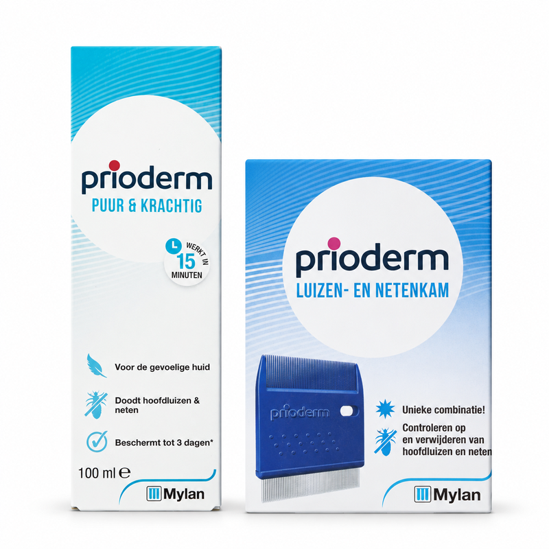PRIODERM Puur & Krachtig & Luizenspons Bundel
