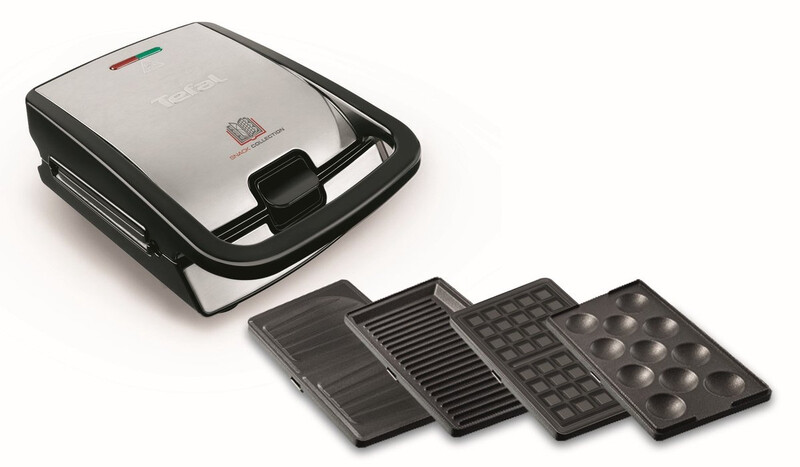 Tefal SW854D MultiSnack broodrooster en panini pers - Verwisselbare platen - Instelbare thermostaat