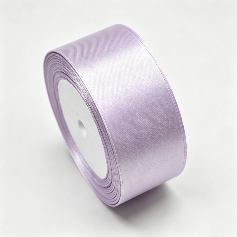 2 stuks satijngeschenkriem, 22 m, 40 mm breed, lila paarse ruitjesriem voor bruiloft, knutselwerk en cadeauverpakking, bruiloftsdecoratie en bloemstukken, stijl H