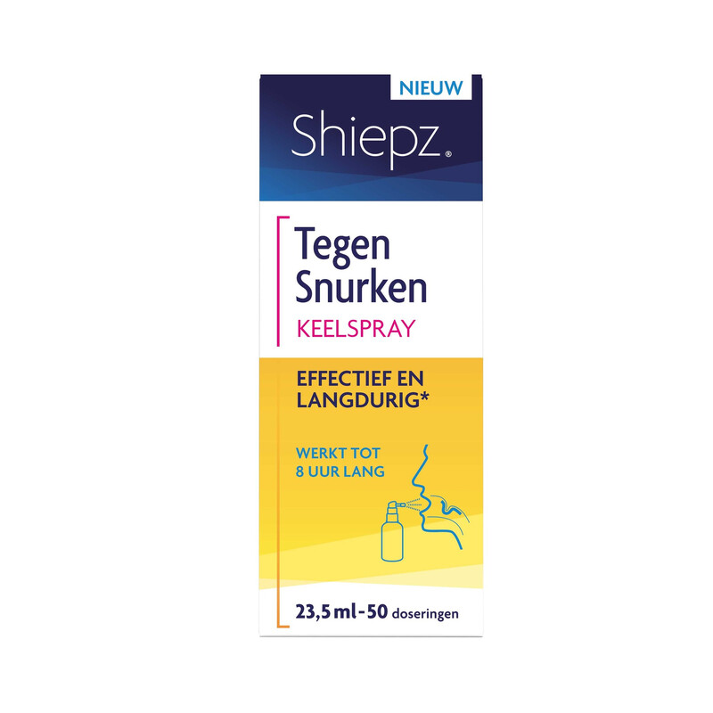 Shiepz Tegen Snurken keelspray 23,5 ml - 50 doseringen