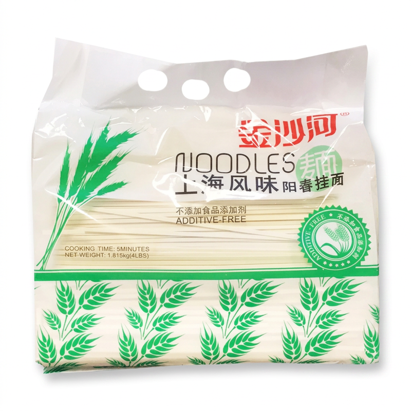 Jin Sha He Shanghai-Style Fine Dried Noodles 1.815kg