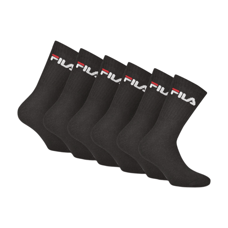 FILA Sportsokken 6-pack Black Size 39-42