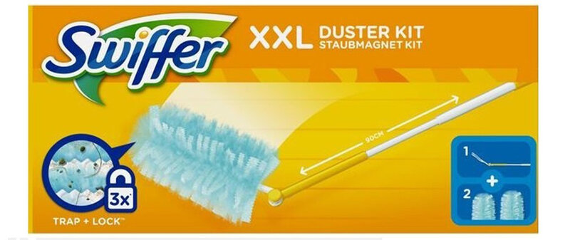 Swiffer XXL Staubmagnet-Set mit Teleskopstab, ausziehbarer Griff, 2 Staubtücher - Image 5