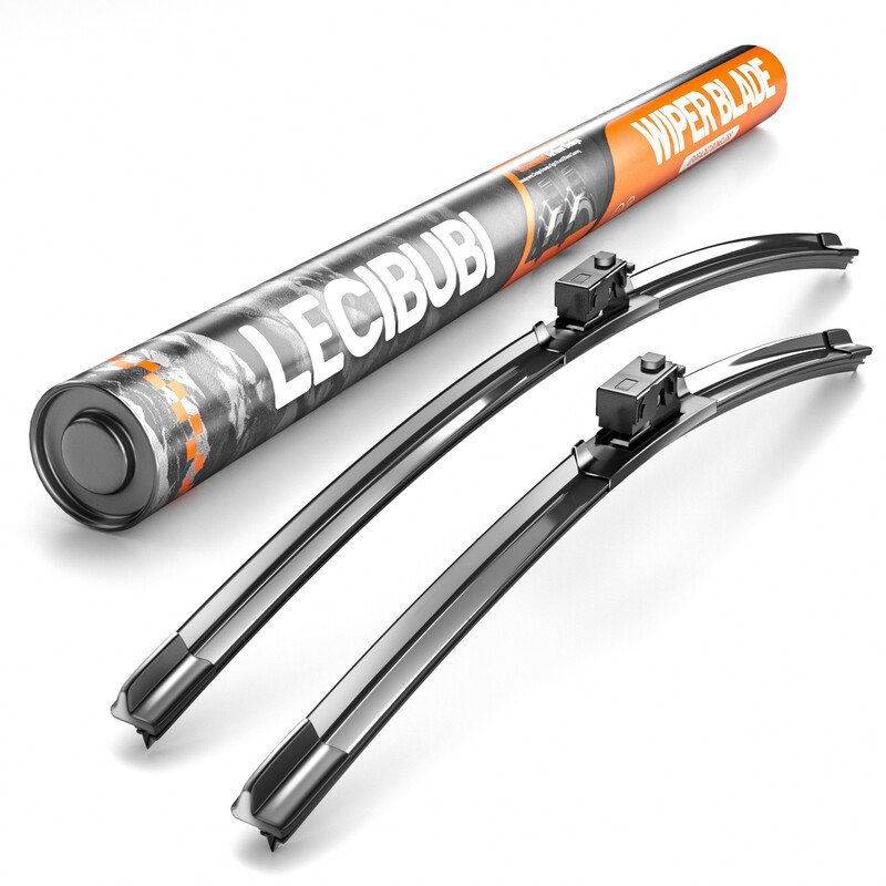 LECIBUBI Scheibenwischer für Mercedes-Benz C-Klasse W205, GLC X253, EQC - Originalgetreue Passform, Premium - 550 mm + 550 mm