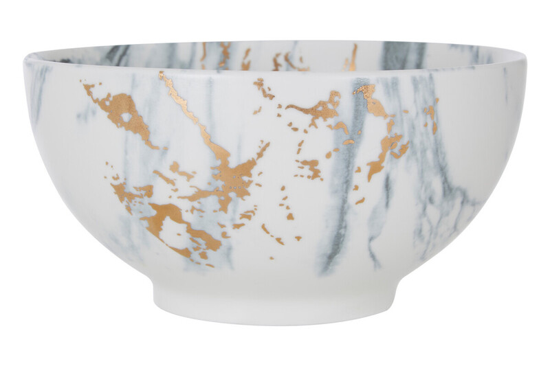 Marble Luxe Salad Bowl