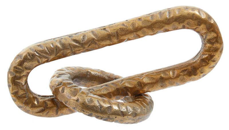 Sculpture Prato Chain Hammered Gold