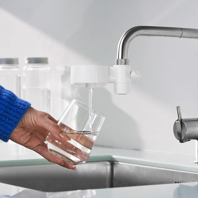 EcoPro Compact Tap Water Filter, 5-Stage Nanotechnology Filtration System, Filters 10