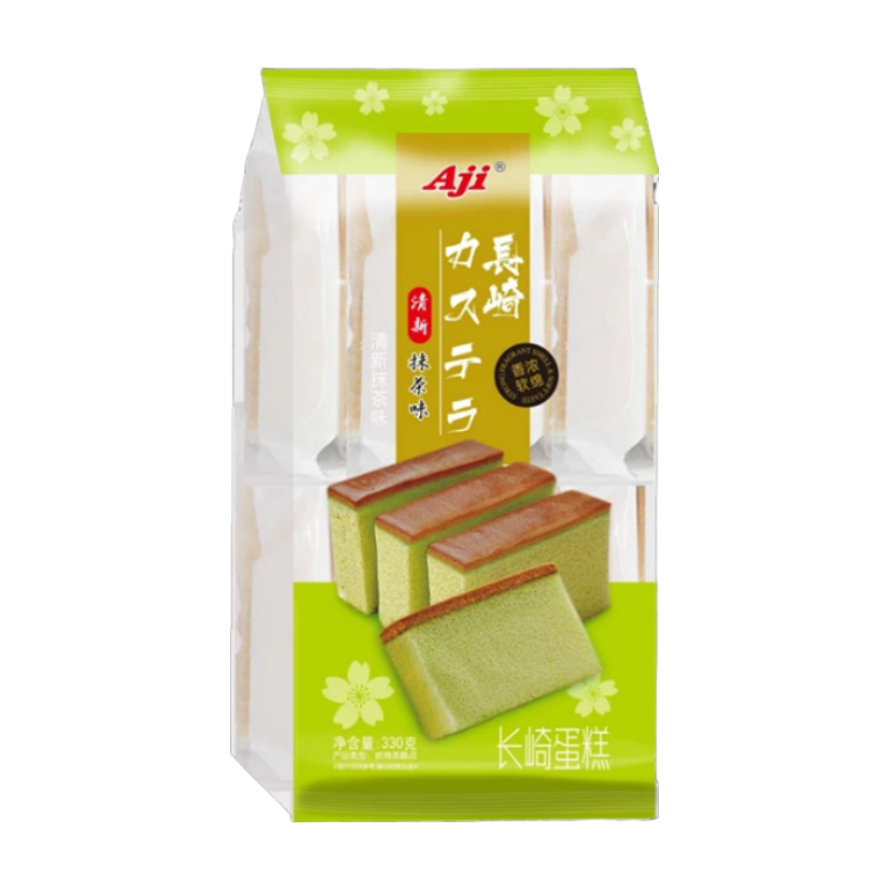 Nagasaki Style Cake Matcha Flavour 330g