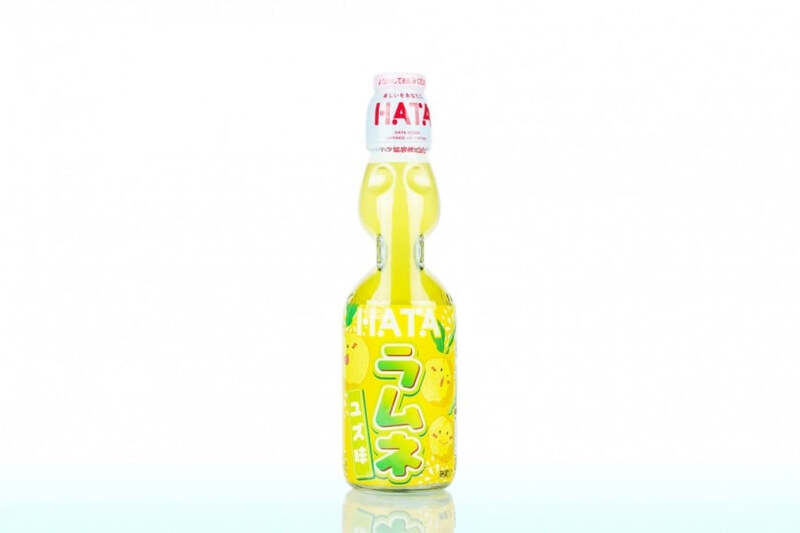Hata Yuzu Ramune Carbonated Drink 200ml