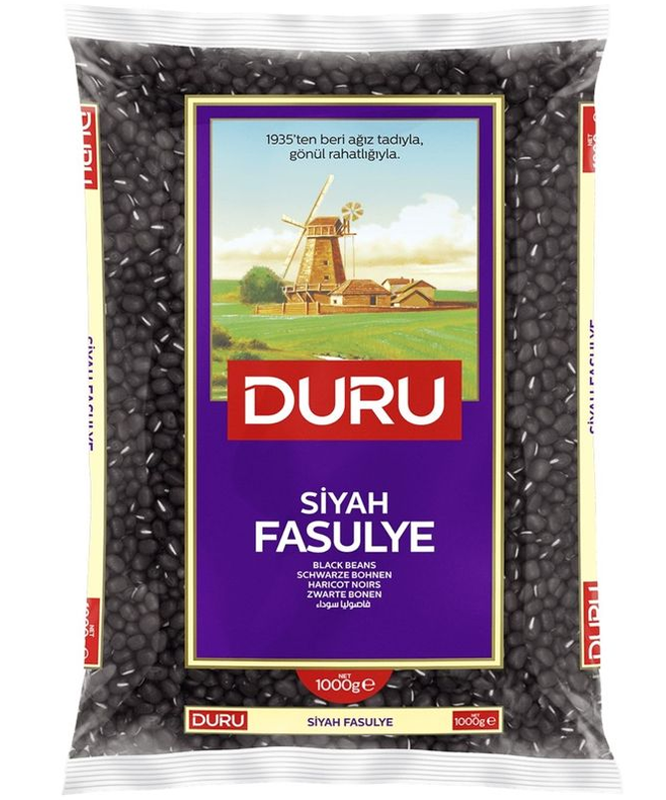 Duru siyah fasulye 1 kg (zwarte bonen)